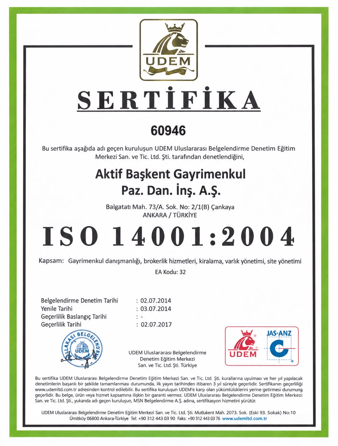 Sertifika