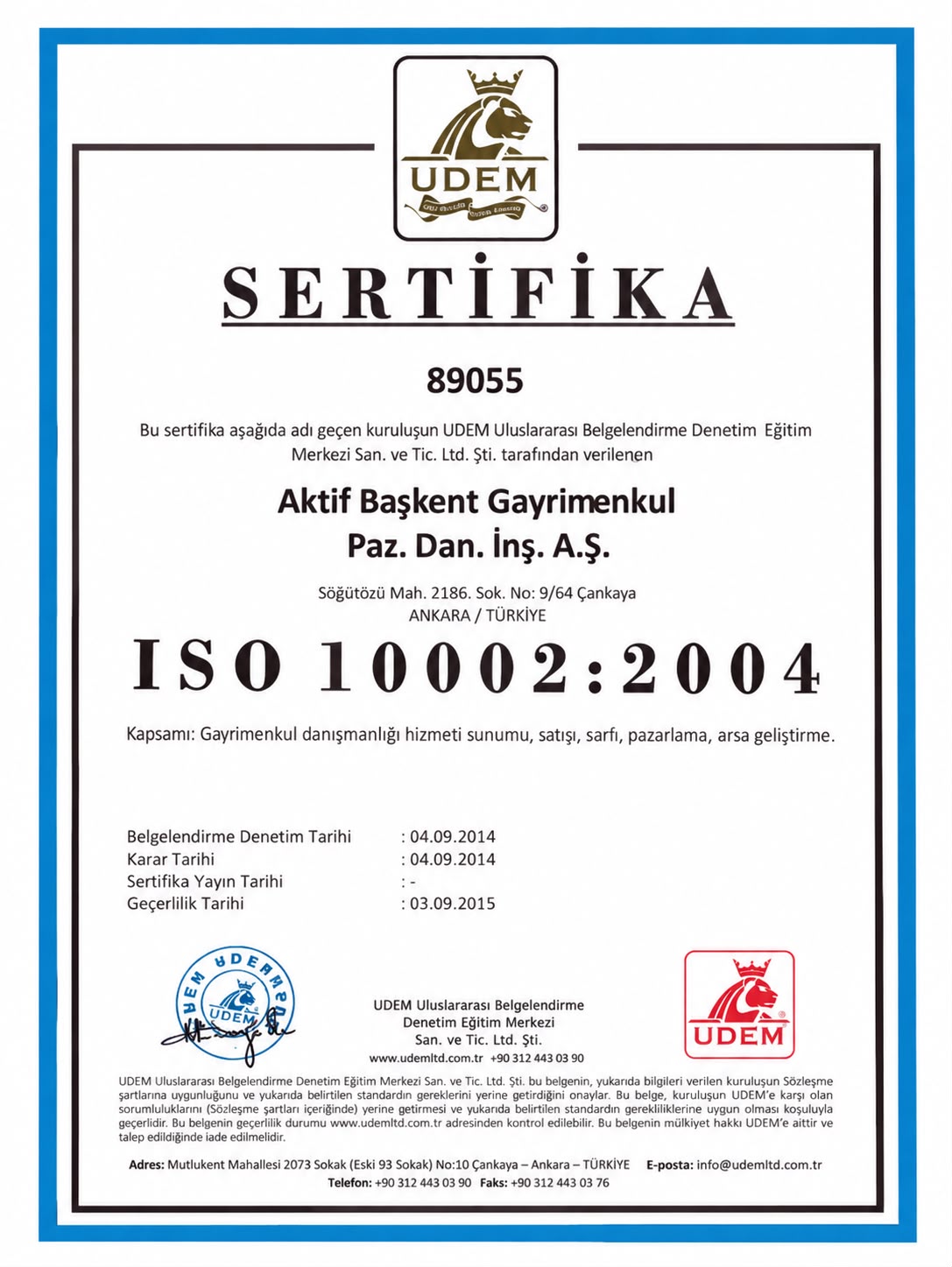 Sertifika