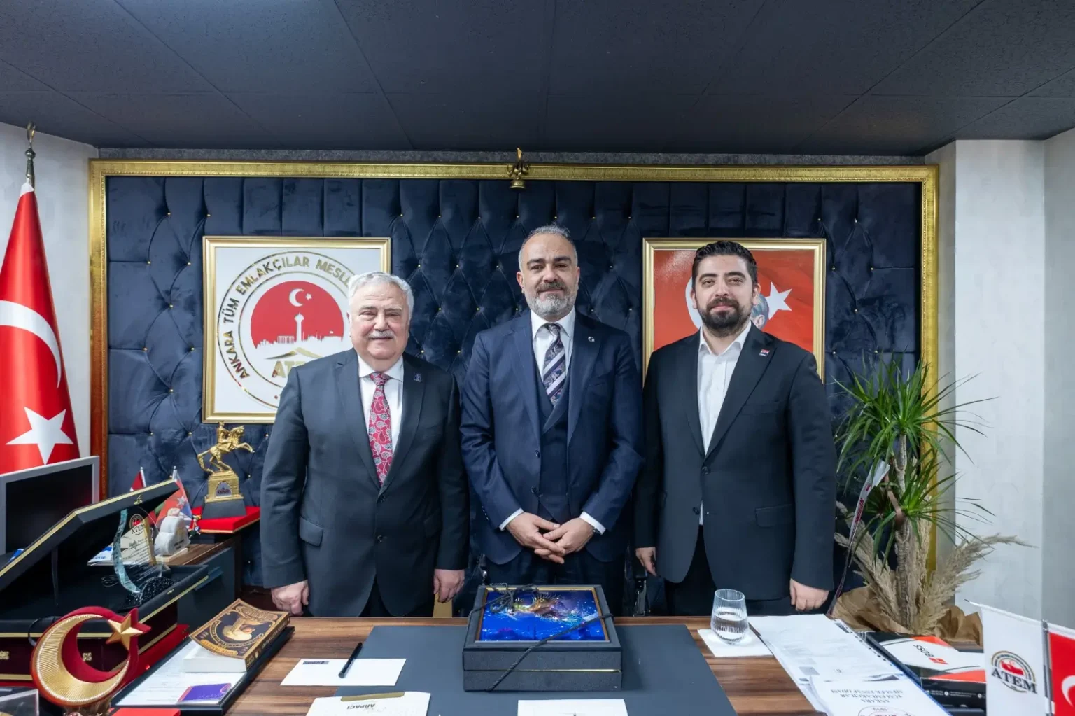 Aktif Başkent’den Ankara Tüm Emlakçılar Meslek Esnaf Odası’na Anlamlı Ziyaret